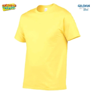 เสื้อยืด สีเหลือง Gildan® Premium Cotton Daisy Yellow เกรดพรีเมี่ยม