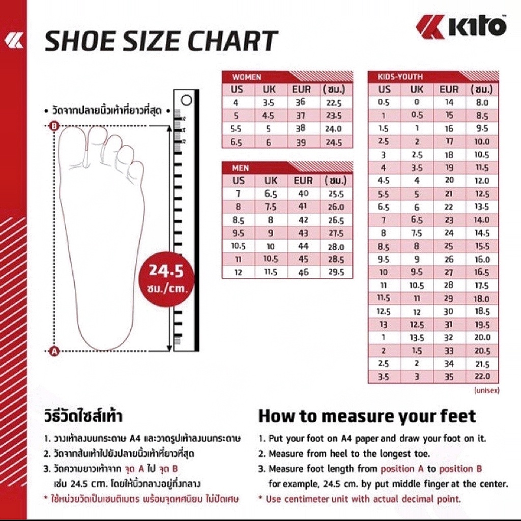ภาพสินค้าKito รุ่นAA34m  % เก็บเงินปลายทาง รองเท้าแตะ รองเท้ากีโต้ size40-43 รองเท้าแตะแบบหนีบ จากร้าน mrwang.shop บน Shopee ภาพที่ 1
