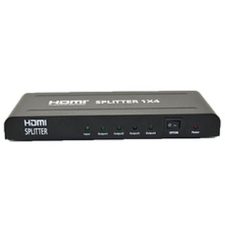 HDMI Splitter 1 x 4 Support 3D High Resolution 1080P - Black