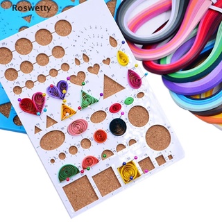 Roswetty 100 X Quilling Paper Strips Origami Paper Lucky Star Paper DIY Handcraft Gift VN