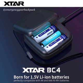 XTAR BC4 Charger for Li-ion 1.5V AA/AAA Battery