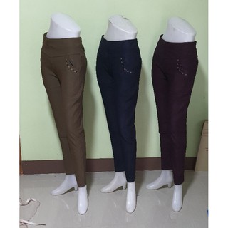 ‼️ส่งฟรี‼️กางเกงคนแก่ ผ้ายืดเกาหลีนิ่ม ใส่ทำงาน ใส่ที่ยว สบายมากๆ