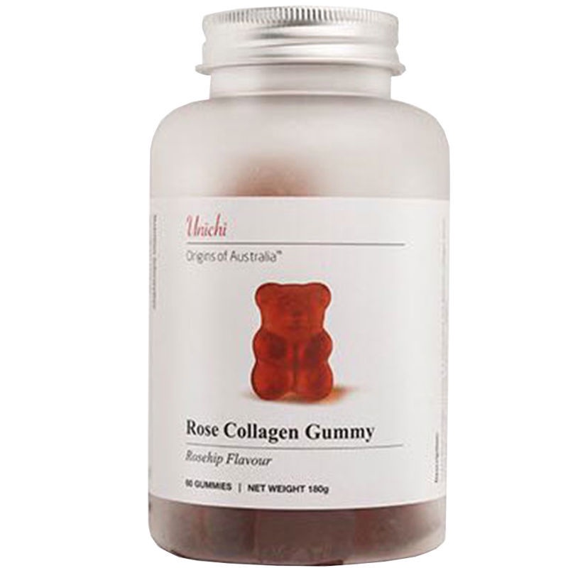 lusi-zhao-ออสเตรเลีย-unichi-rose-collagen-gummy-bear-collagen-beauty-function-วิตามิน-vc-small-molecule