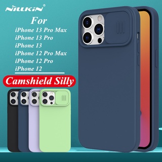 NILLKIN เคส iPhone 13 Pro Max / iPhone 12 Pro Max รุ่น CamShield Silky Sillicone PC Phone Back Cover case