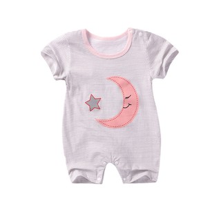 เสื้อผ้าเด็กทารก ชุดบอดี้สูทเด็ก Bodysuit เทาพระจันทร์ (ขนาด 3 - 18 เดือน)