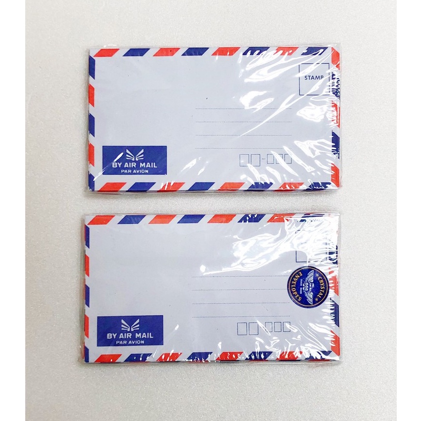 ภาพหน้าปกสินค้าซองลายธงชาติ แอร์เมล by air mail เบอร์ 6ครึ่ง *บรรจุ 25ซอง*