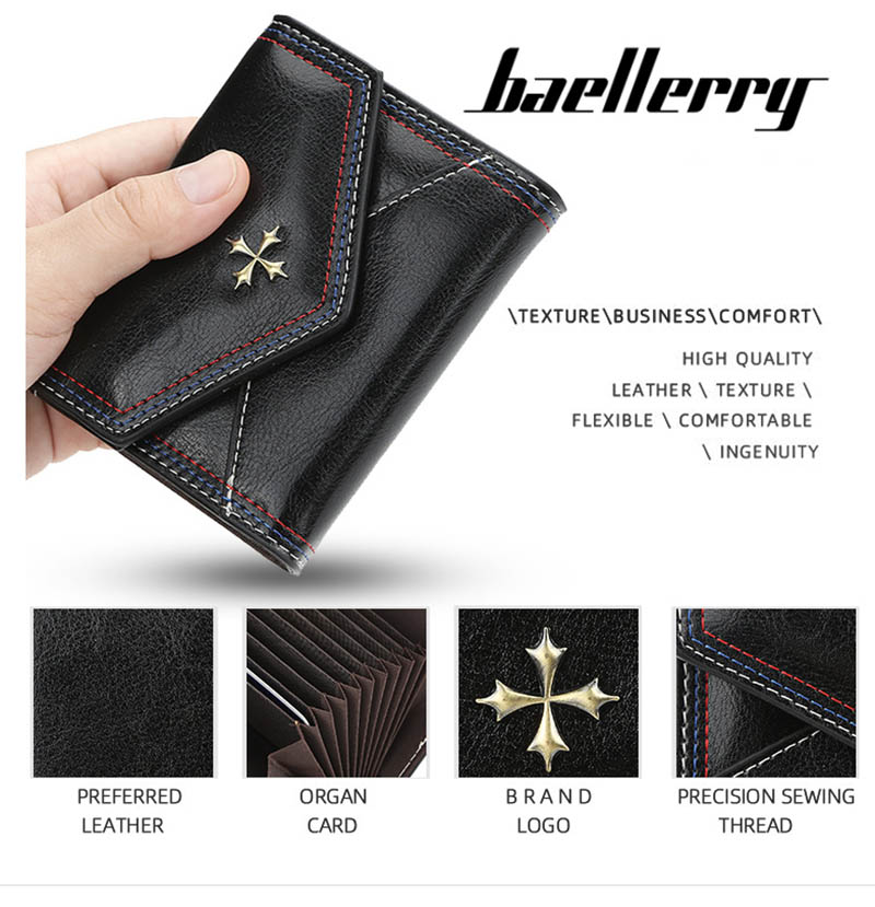 baellerry-กระเป๋าสตางค์-ใบสั้น-ใส่บัตรเครดิต-บัตรเครดิต-และเหรียญได้-อเนกประสงค์-แฟชั่นสําหรับสตรี