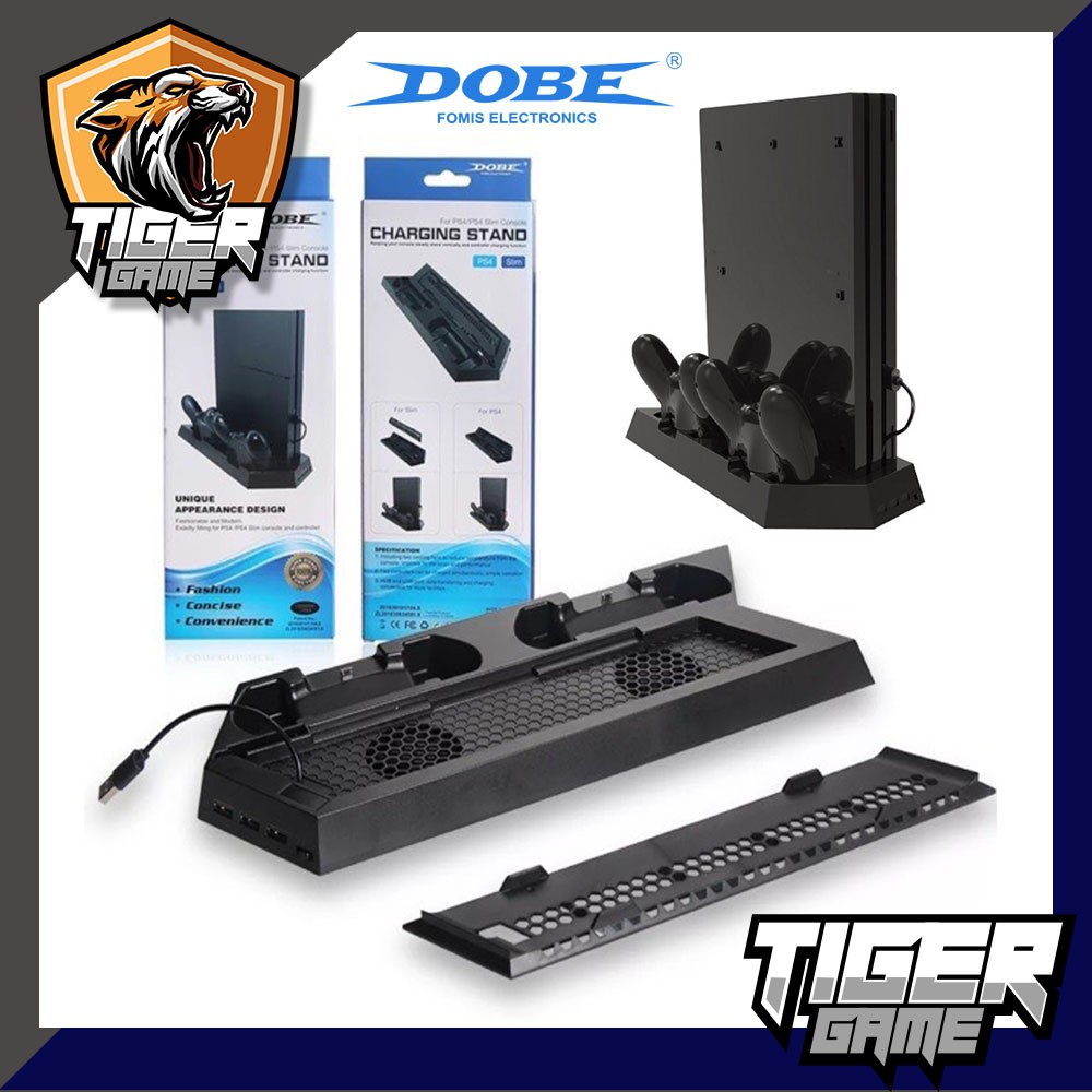 รูปภาพสินค้าแรกของขาตั้ง Playstation 4 ตัวยาว (แท่นชาร์จ PS4)(DOBE PS4 Charging Stand)(ขาตั้ง PS4 Slim)(ขาตั้ง PS4 Pro)(ขาตั้งชาร์จจอยได้)