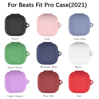 เคสซิลิโคนนิ่ม กันกระแทก พร้อมพวงกุญแจ สําหรับ Apple Beats Fit Pro (2021)