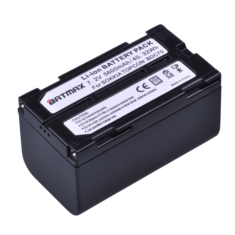 1Pc 5240mAh BDC70 Li Ion Rechargeable Battery for Topcon Sokkia Total ...
