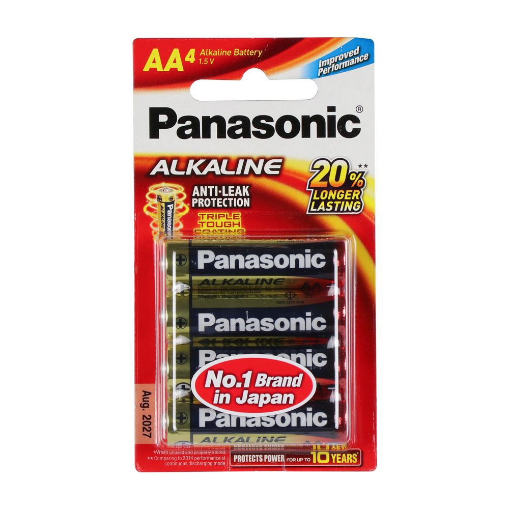 ถ่านอัลคาไลน์-aa-panasonic-lr6t-4b-ไฟฉายและอุปกรณ์-ไฟฉายและไฟฉุกเฉิน-งานระบบไฟฟ้า-alkaline-battery-aa-panasonic-lr6t-4b