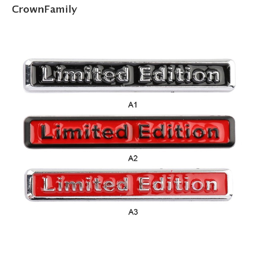 crownfamily-สติกเกอร์โลหะโครเมี่ยม-ลายสัญลักษณ์-3d-สําหรับตกแต่งรถยนต์-รถจักรยานยนต์