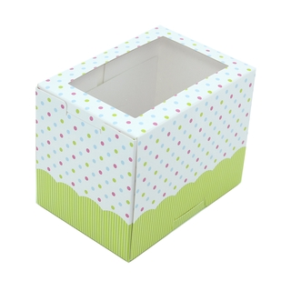 ภาพหน้าปกสินค้าIdopackage - (BB24 เขียว) กล่องเค้ก/คัพเค้ก 1 ชิ้น สีเขียว ขนาด 8 x 11. 5 x 9 cm. บรรจุแพ็คละ 10 ชิ้น ซึ่งคุณอาจชอบสินค้านี้