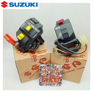 Suzuki - SWITCH HOLDER SET ชุดสวิตช์ซ้ายขวา SATRIA RU Dolphin LSCM Shark MALAYSIA ORI