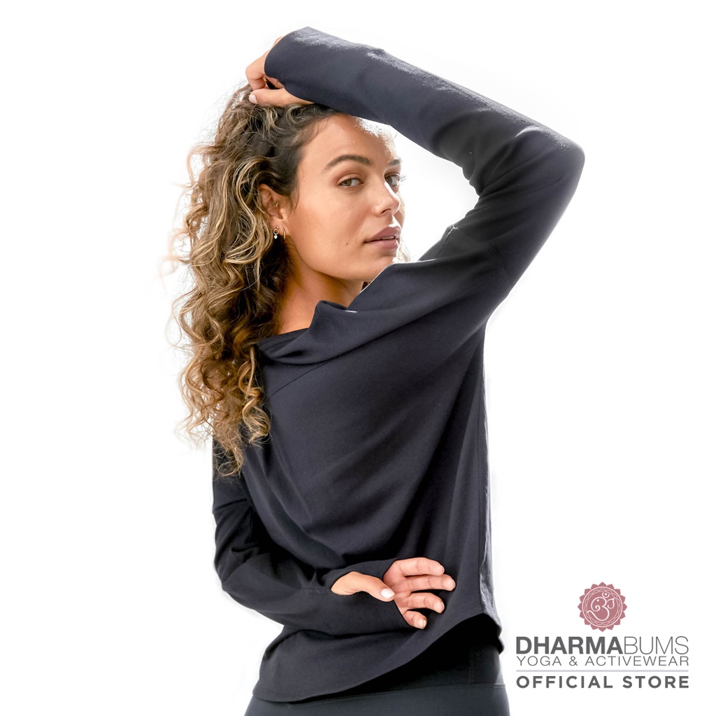 dharma-bums-everlast-cocoon-long-sleeve-tee-black-เสื้อยืดแขนยาว-ดาร์มา-บัมส์