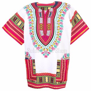Dashiki African Shirt Cotton Hiphop เสื้อจังโก้ เสื้ออินเดีย เสื้อแอฟริกา เสื้อฮิปฮอป เสื้อโบฮีเมียน ad12wp