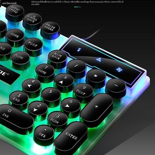 machanical keyboard คีย์บอร์ดเกมมิ่ง คีบอร์ดเกมมิ่ง คีบอร์ด คีบอด แป้นพิม ◙℡คยบอร์ดเกมมิ่ง  ชุดเมาส์คีย์บอร์ด ความรู้สึก