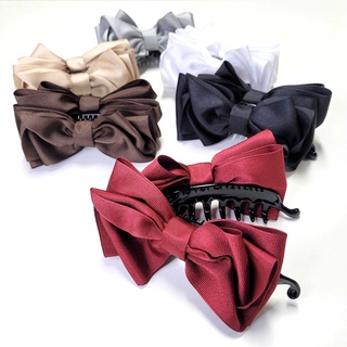 กิ๊บกล้วยแฟชั่น ริบบิ้น Grosgrain นำเข้าจากเกาหลี งานแฮนด์เมด BunnyBow โบว์ติดผม เกรดพรีเมียม