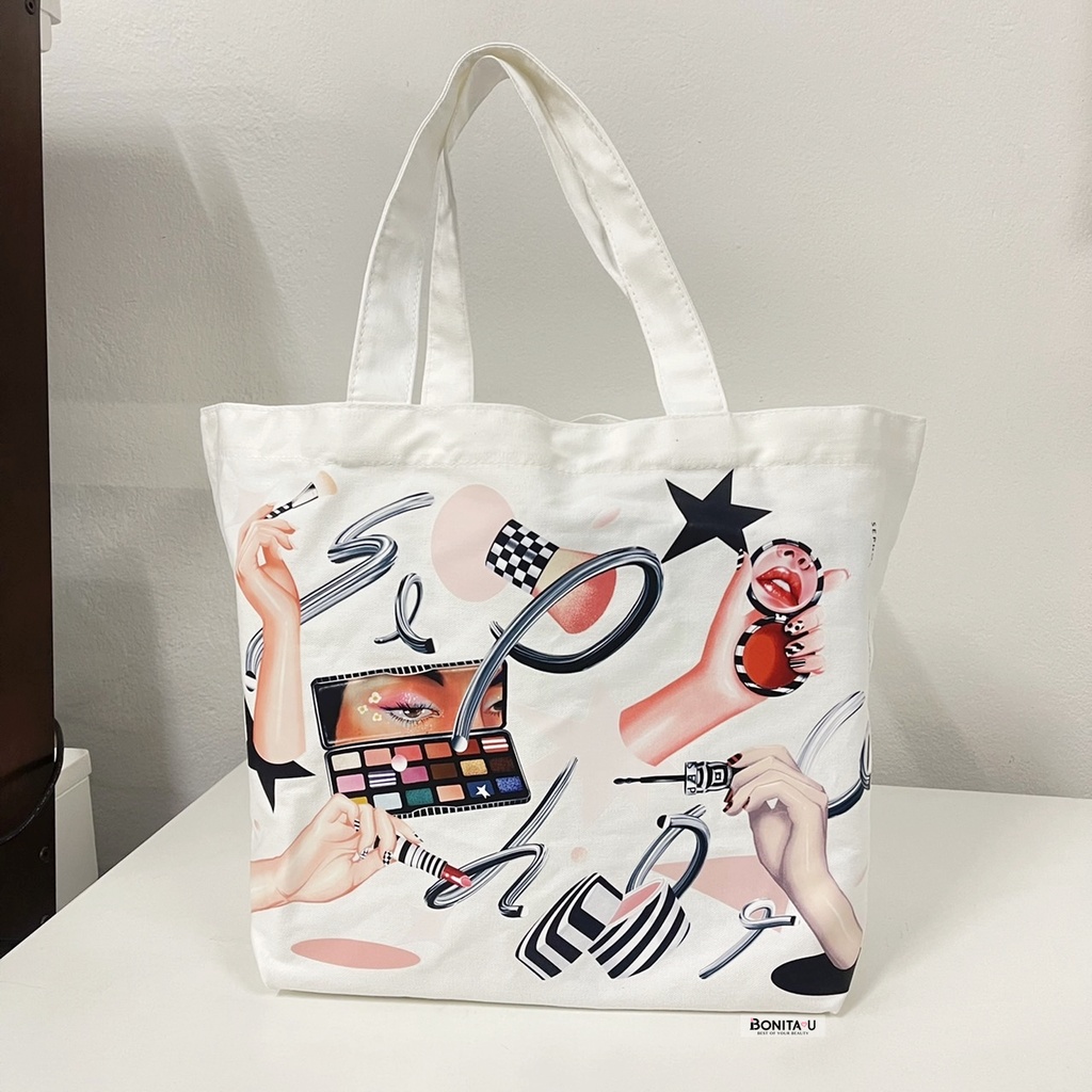 กระเป๋า-sephora-x-happy-people-studio-tote-bag-by-pomme-chan