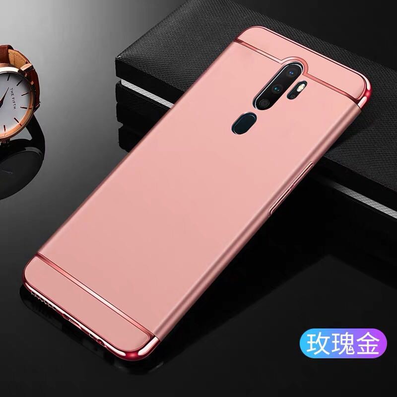 ส่งจากไทย-case-oppo-a5-2020-เคสออฟโบ้-oppo-a52020-เคสกันกระแทก-เคสประกบหัวท้าย-เคสประกบ-3-ชิ้น-แบบไม่หนา-สีเมทัลลิค