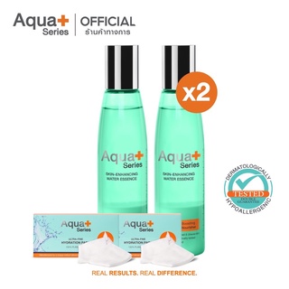 [AQUA11 ลด 130.-] AquaPlus Skin-Enhancing Water Essence 140 ml. &amp; Ultra-Fine Hydration Pads (จำนวน 2 ชุด)