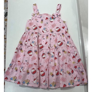 ชุดเดรส Sanrio แท้ ลดเกือบ 50 % ใหม่ป้ายห้อย Size 90-160 เดรสซานริโอ้ เดรสคิตตี้ เดรส Kitty