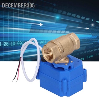 December305 Motorized Ball Valve Brass Micro Electrical Straight Through 1/2in CWX-15N-CR04-DC9~24V-DN15
