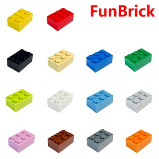 [Funbrick] บล็อคตัวต่อ รูปอิฐ 2x3 3002 เข้ากันได้กับของเล่นตัวต่อ แบรนด์ดัง MOC DIY 50 ชิ้น