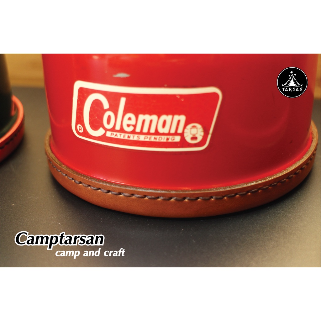 ภาพหน้าปกสินค้าหนังฐานตะเกียง Coleman : Size M / Size L / Size XL หนังรองฐานตะเกียง หนังหูหิ้วตะเกียง จากร้าน camp_tarsan บน Shopee