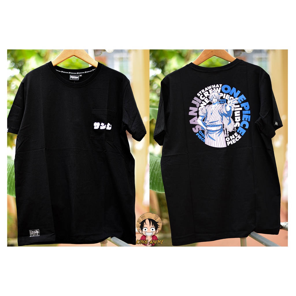 t-shirt-dop-1376-ลาย-sanji-มีสีดำและสีกรม-สินค้าลิขสิทธิ์แท้