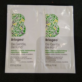 BRIOGEOBe Gentle, Be Kind™ Banana + Coconut Nourishing Superfood Shampooขนาดทดลอง 9.7 ml