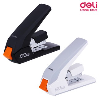 Deli 0465 Effortless Heavy-duty Stapler 60sheets เครื่องเย็บกระดาษประหยัดแรง 60 แผ่น อุปกรณ์สำนักงาน เครื่องเย็บกระดาษ เครื่องเขียน