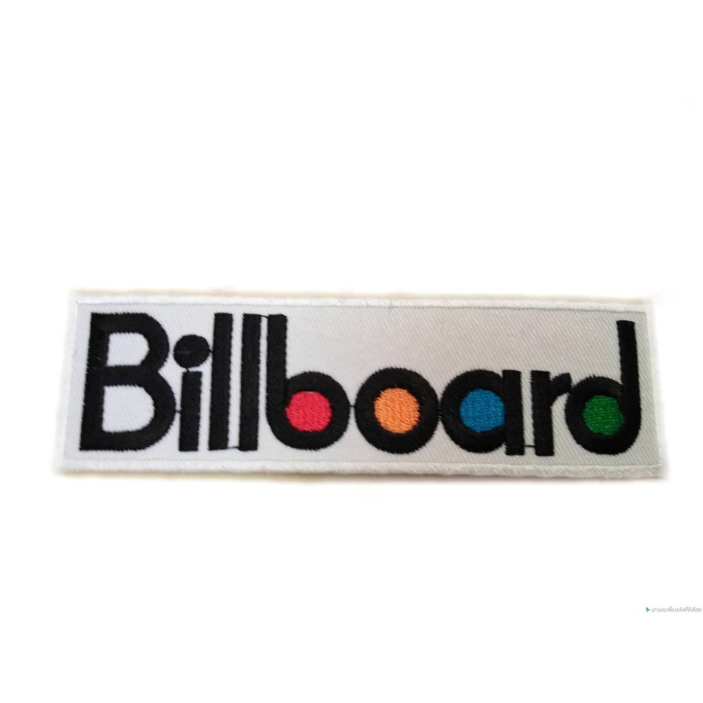 billboard-บิลบอร์ด-ป้ายติดเสื้อแจ็คเก็ต-อาร์ม-ป้าย-ตัวรีดติดเสื้อ-อาร์มรีด-อาร์มปัก-badge-patches