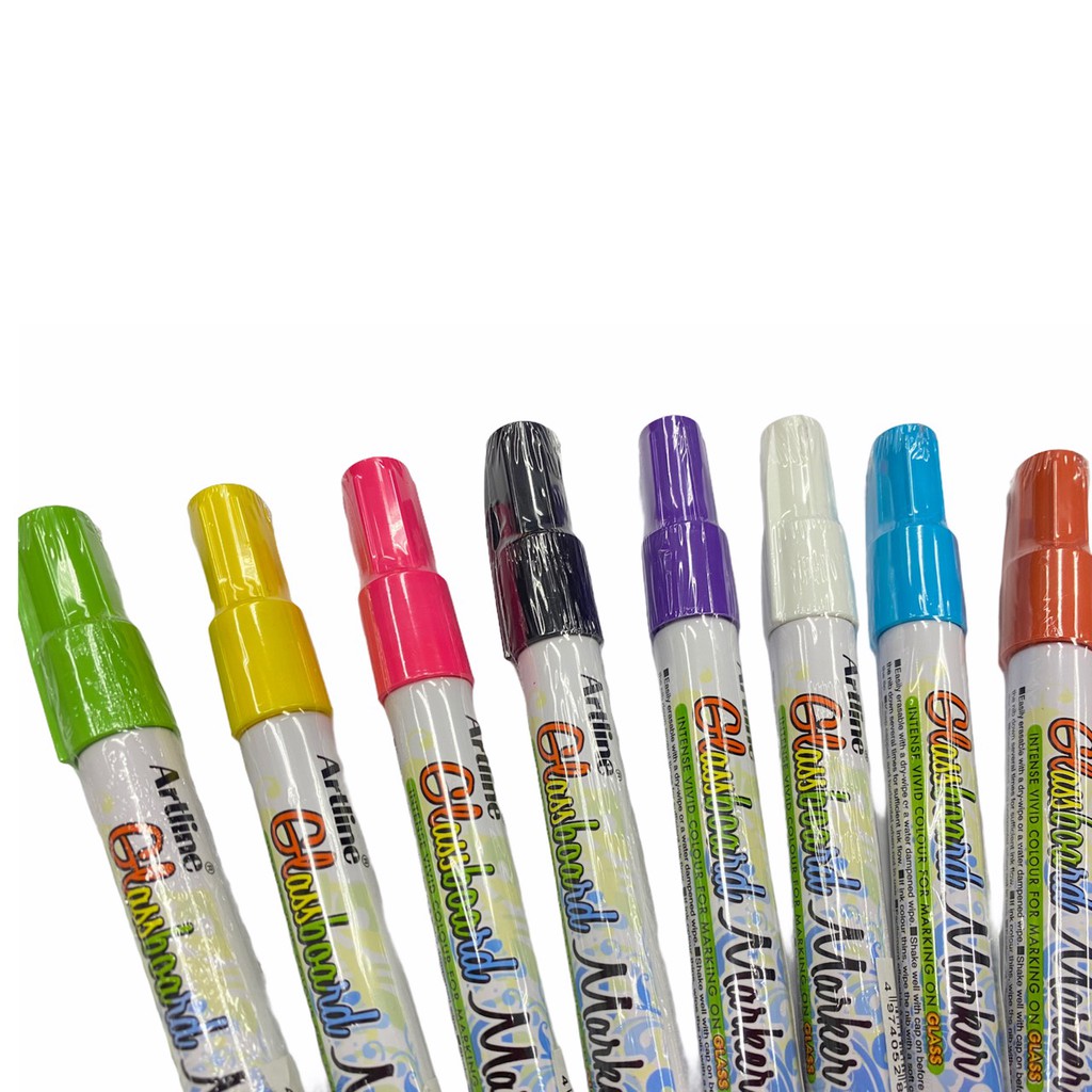ภาพสินค้าปากกาเขียนกระจก LED Glassboard Marker-Artline 2.0 มม จากร้าน sht2000shop บน Shopee ภาพที่ 2