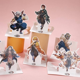 ภาพขนาดย่อของภาพหน้าปกสินค้าฟิกเกอร์ รูปการ์ตูนอะนิเมะ ขนาดเล็ก สําหรับตกแต่งบ้าน สำนักงาน Japan Anime Demon Slayer Kimetsu No Yaiba Kamado Tanjirou Nezuko paper Figure Stand Model Plate Desk Decor Itadori kids gift Agatsuma Zenitsu Hashibira Inosuke จากร้าน evelynmaizhiwen.th บน Shopee