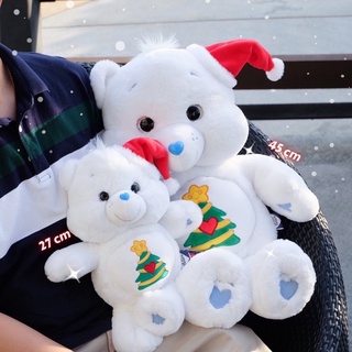 [พร้อมส่งที่ไทย🇹🇭] ตุ๊กตาแคร์แบร์ ตาแก้ว รุ่น Christmaswish Care bearsของแท้ 100%