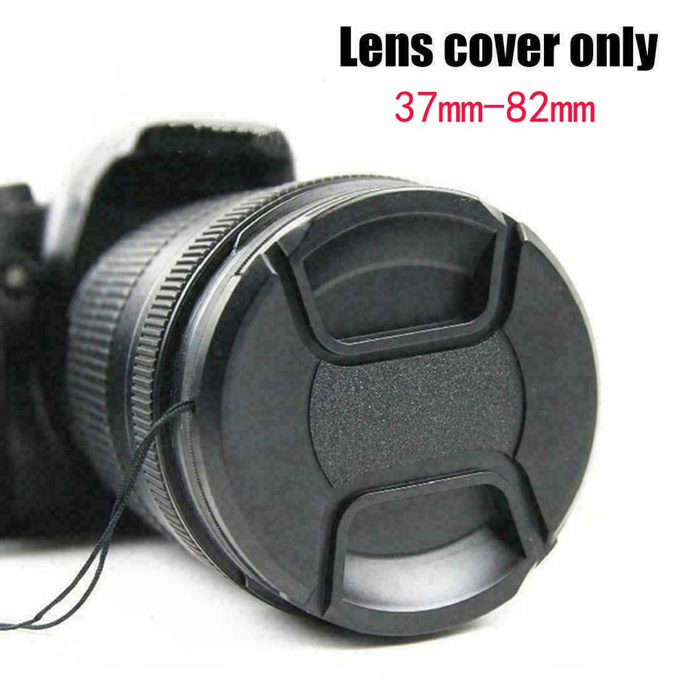 ภาพหน้าปกสินค้าฝาครอบเลนส์กล้อง 37 40.5 43 46 49 52 55 58 62 67 72 77 82Cap สําหรับ Canon Leica Nikon Sony Olypums Fuji Lumix