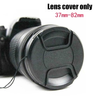 ฝาครอบเลนส์กล้อง 37 40.5 43 46 49 52 55 58 62 67 72 77 82Cap สําหรับ Canon Leica Nikon Sony Olypums Fuji Lumix
