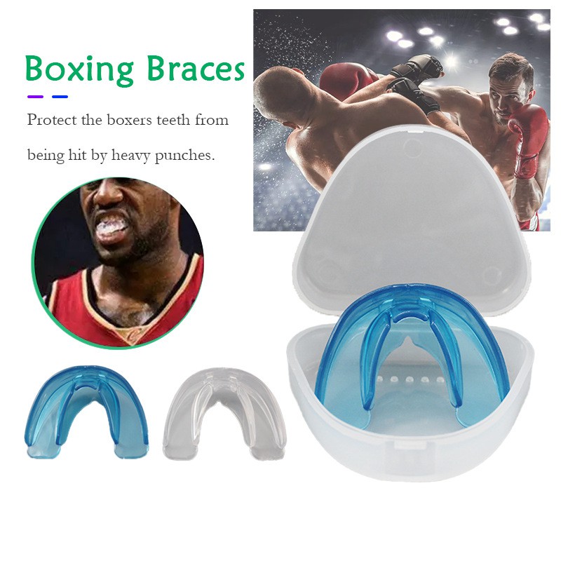 ภาพสินค้าฟันยางนักมวย Mouth Guard ฟันยางครอบฟันบนล่าง ฟันยางซิลิโคน ยางครอบฟัน ซิลิโคนครอบฟัน ยางกัดฟัน ฟันยางสำหรับนักกีฬา จากร้าน komi_home บน Shopee ภาพที่ 6