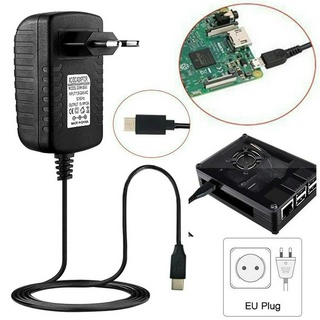 [3.18]5V 3A Type-C USB AC/DC Wall Charger Adapter Cord For Raspberry Pi 4 Model B