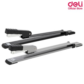 Deli 0334 Long Reach Stapler เครื่องเย็บกระดาษมุงหลังคา ของแท้ 100% รับประกันคุณภาพ เครื่องเย็บกระดาษ ที่เย็บดาษ แม็ก