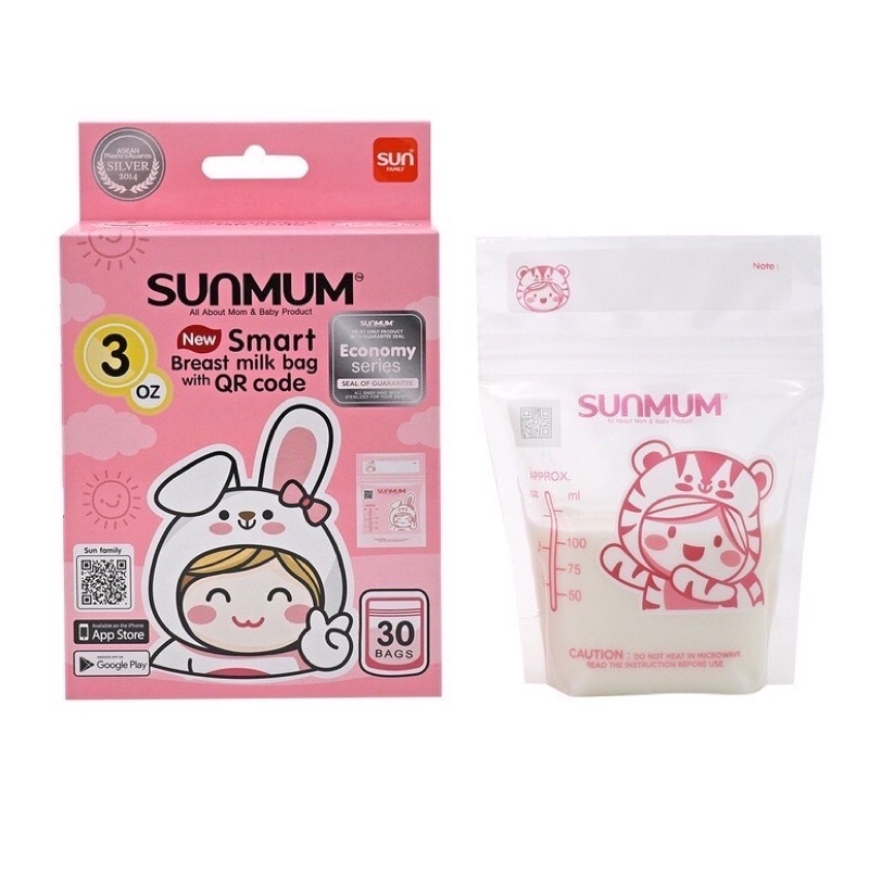 ถุงเก็บน้ำนมแม่-3oz-1-กล่อง-30-ใบ-ซันมัม-sunmum-เบบี้-ขนาด-3-ออนซ์-บรรจุ-30-ใบ-1-กล่อง-เล็ก