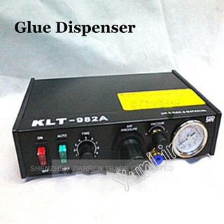 Automated Glue Dispenser Solder Paste Liquid Semi Automatic Dispensing Machine Controller Dropper 110V/220V KLT-982A