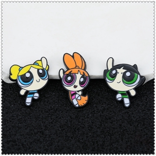 ★ The Powerpuff Girls：Blossom / Bubbles / Buttercup - Cartoon Character Series 01 Brooches ★ 1Pc Fashion Doodle Enamel Pins Backpack Button Badge Brooch