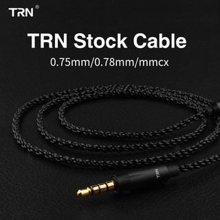 ภาพขนาดย่อของภาพหน้าปกสินค้าTRN A1 HIFI Earphone Cable MMCX 2Pin Connector Update Cables Use For TRN V90/V20/V60 V80 V30 จากร้าน trnofficial.th บน Shopee