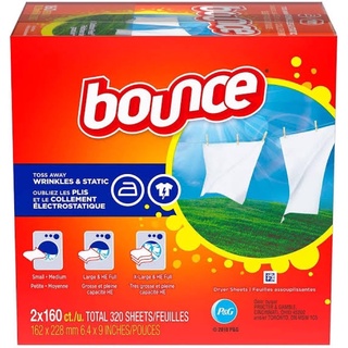 พร้อมส่งที่ไทย!  Bounce Dryer Sheets, Outdoor Fresh : 160 Sheets ของแท้ นำเข้า