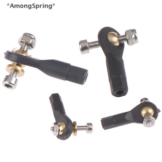 Amongspring M2 M3 Rod End RC Ball Joint Link พร้อมสกรู สําหรับเครื่องบินบังคับ Buggy