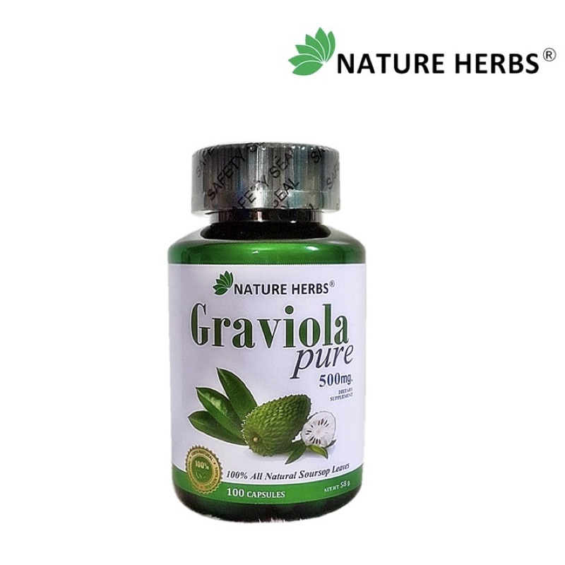 graviola-pure-ใบทุเรียนเทศ-100-แคปซูล