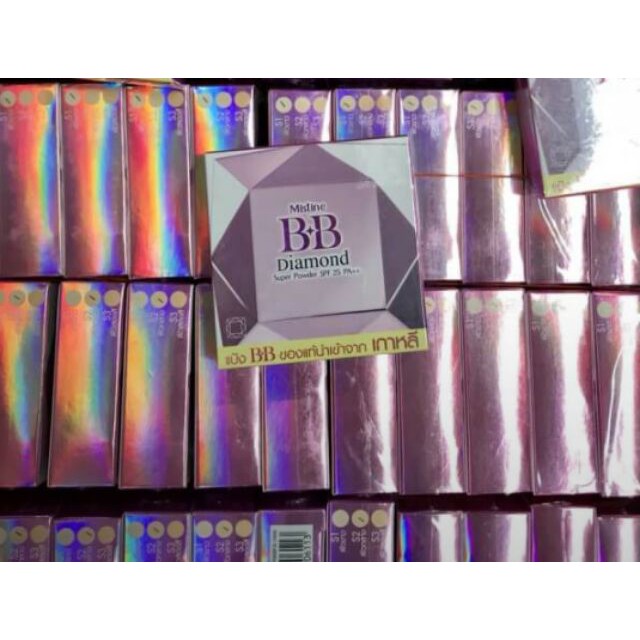 ของแท้-นำเข้าจากเกาหลี-mistine-bb-diamond-super-powder-spf-25-pa