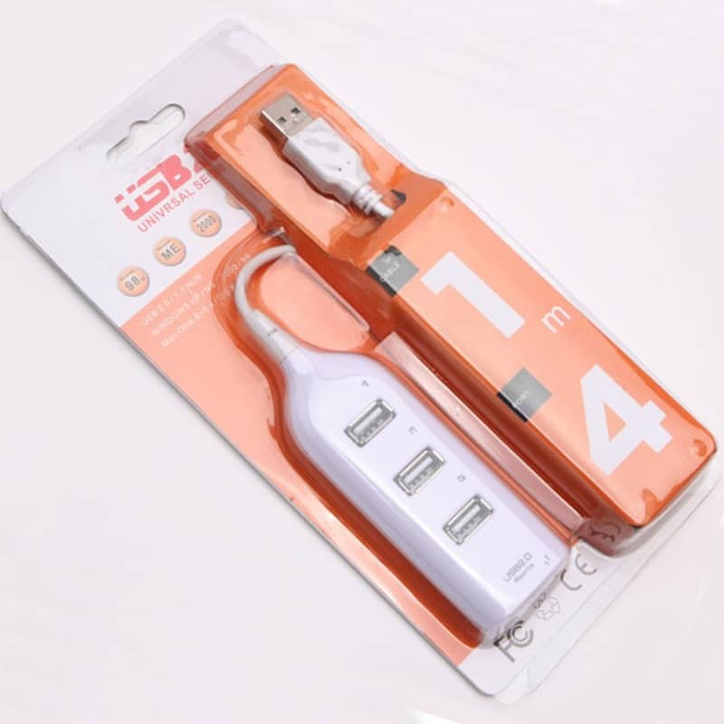 4 พอร์ต USB ฮับขยายที่ชาร์จ Splitter สายเคเบิล USB ขยายซ็อกเก็ต PC แล็ป ...
